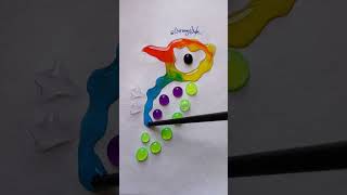 Bird soft glide, pastel colors ride 🐦💫  #DreamyDrops #BirdArt