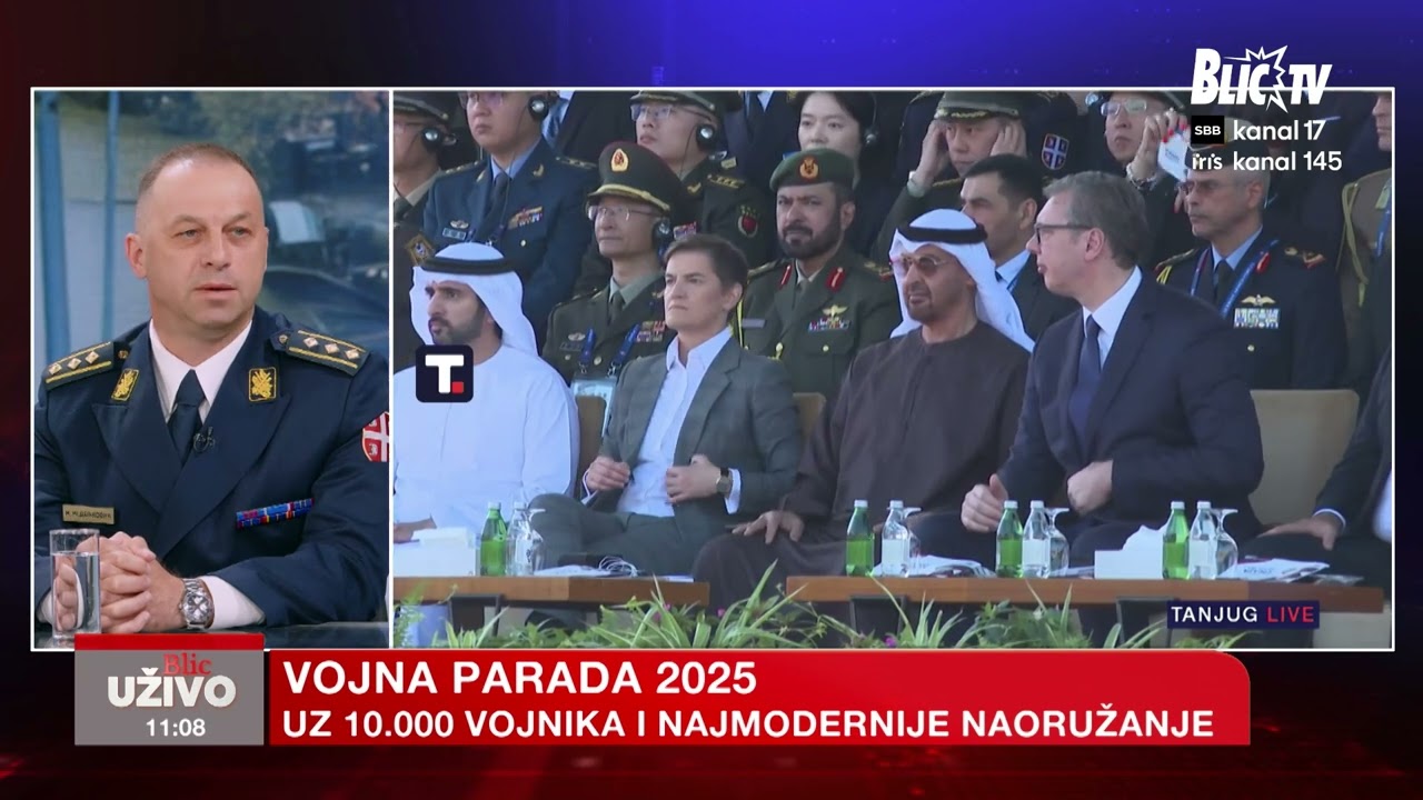 VOJNA PARADA 2025: Spektakl u Beogradu - bombarderi, „rafali“ i 10.000 vojnika!