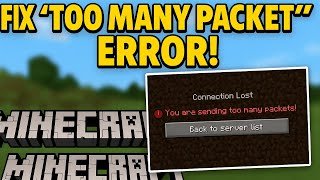 How to Fix You Are Sending Too Many Packets Minecraft 2025 (Fast & Easy Guide)