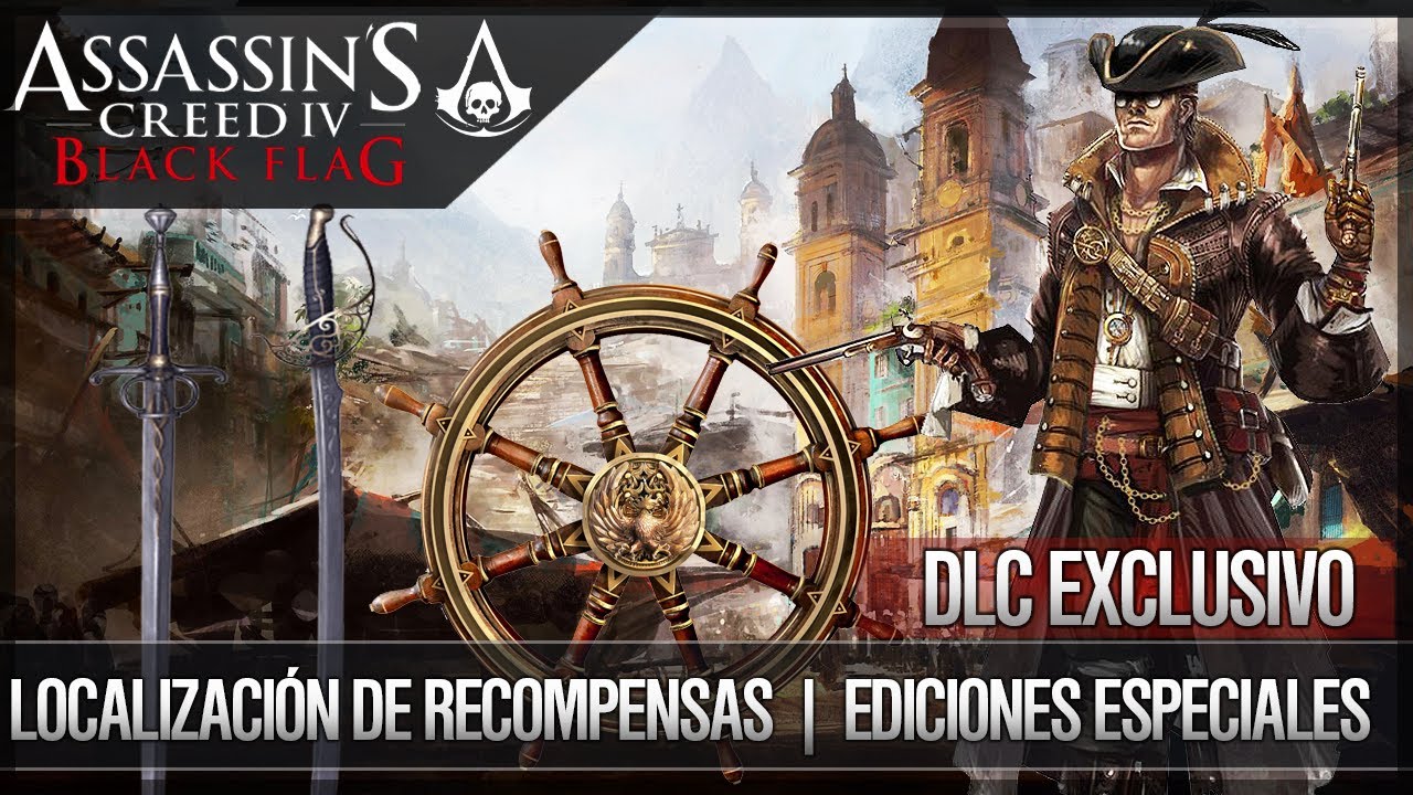 dlcl stanford Assassin's Creed 4 Black Flag | DLC Exclusivo | Localización Recompensas | Ediciones Especiales