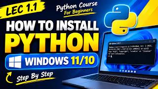 Details How to Install Python in Windows 11/10 (2026) | Python Installation Step by Step | LEC 1.1 News