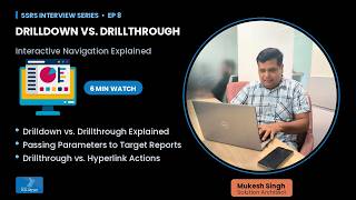 SSRS Interview Questions || SSRS Drilldown vs Drillthrough || Interactive Navigation Explained