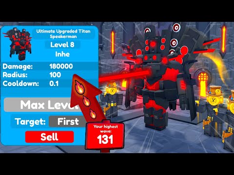 New Portal In New Clockman Update!! Toilet Tower Defense | Ep 73 Part 2 Roblox