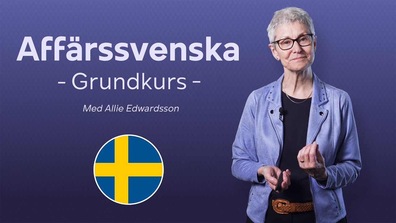 Affärssvenska - Grundkurs | Onlineutbildning