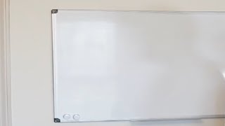 Magnetisches, trocken abwischbares Whiteboard von Amazon Basics, tolles Whiteboard für zu Hause oder