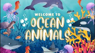 The Ocean Animal Song #kidsrhymeschildrensongs #nurseryrhymes #kidslearning #preschool #oceananimals