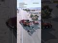 Realistic Highway Car Crashes #24 #crash #carcrashes #BeamNGSimulation #CarCrashPhysics #speed