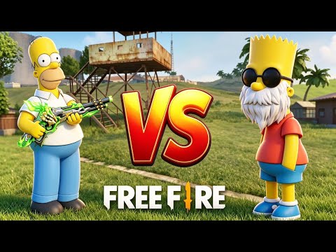Homero Simpson VS Bart PVP free fire// ElDeLaVibra SX #freefire