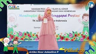 JUARA HARAPAN 2 LOMBA PILDACIL FELKA AL AZHAR SE INDONESIA 2024 - ARTIKA