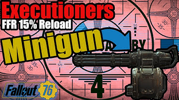 Executioners FFR 15 Reload Minigun, Fallout 76, Weapon Spotlight