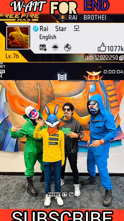 BIG YOUTUBER UID 🤡 #love ‎@TotalGaming093 ‎@UnGraduateGamer  @GyanGaming  @PRODIPYT1M#lovestatus