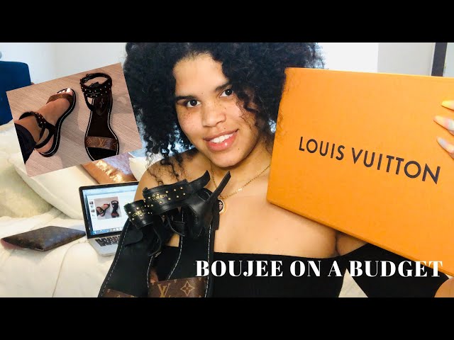 Boujee On a Budget // Cheap Louis Vuitton Nomad Sandals // PennyQueen 