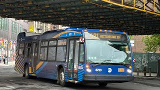 MTA Bx9,Bx11,Bx21,Q44-SBS,Bx36 bus action @ West Farms Sq-E Tremont Av.