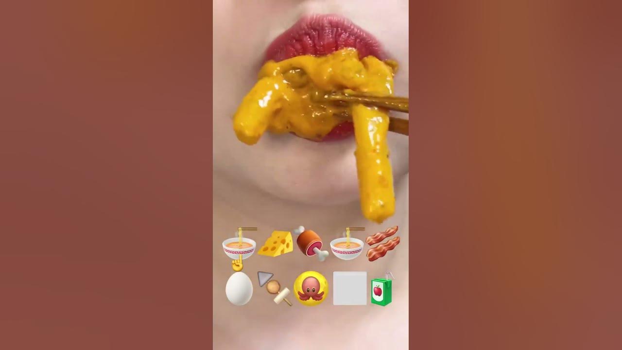 asmr ROSE TTEOKBOKKI eating sounds asmr ROSE TTEOKBOKKI eating sounds