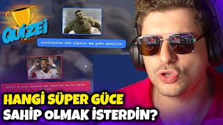 Hangi̇ Süper Gücün Olmasini İsterdi̇n? Quizei