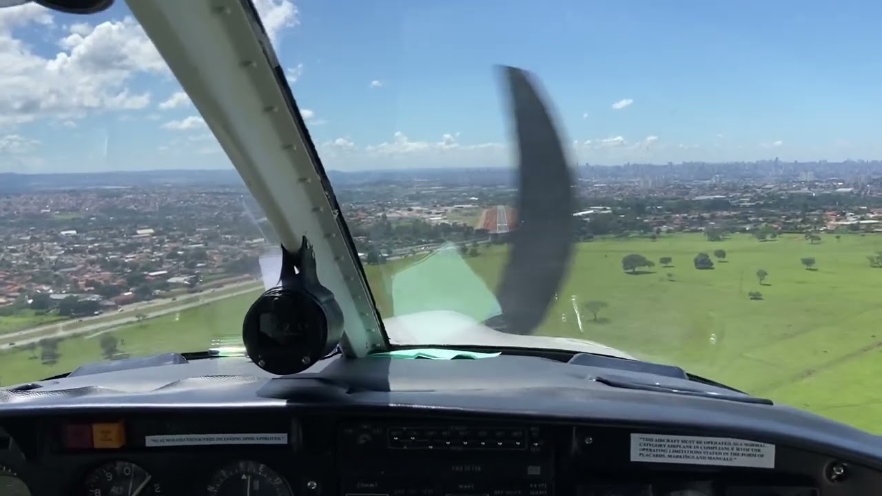 Landing at SBNV - Escolinha P28R