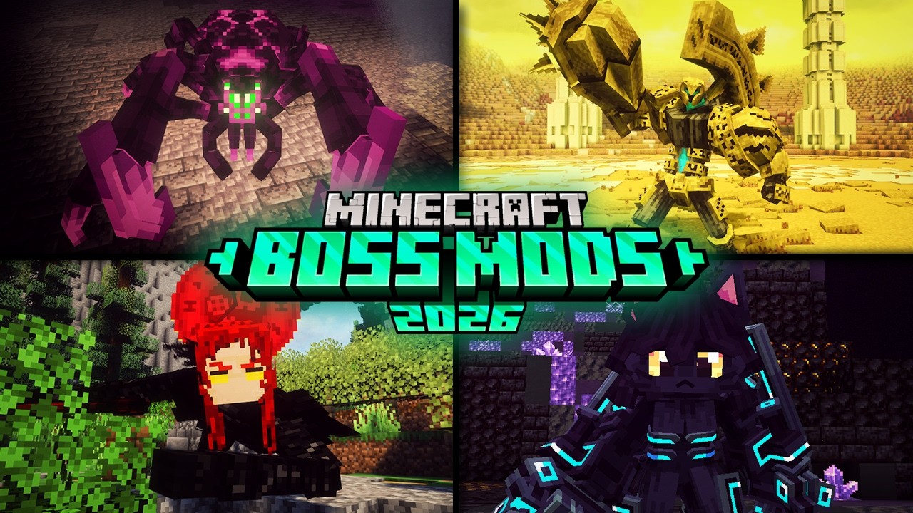 Top 10 Minecraft Boss mods Updated in 2026! (Forge) - YouTube
