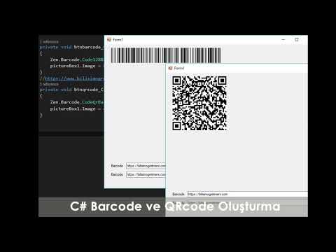 C# Barcode ve Qrcode Oluşturma