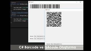 C# Barcode ve Qrcode Oluşturma