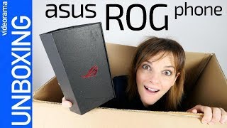 Asus ROG phone unboxing y primeras impresiones -OVERCLOCKING añadido-