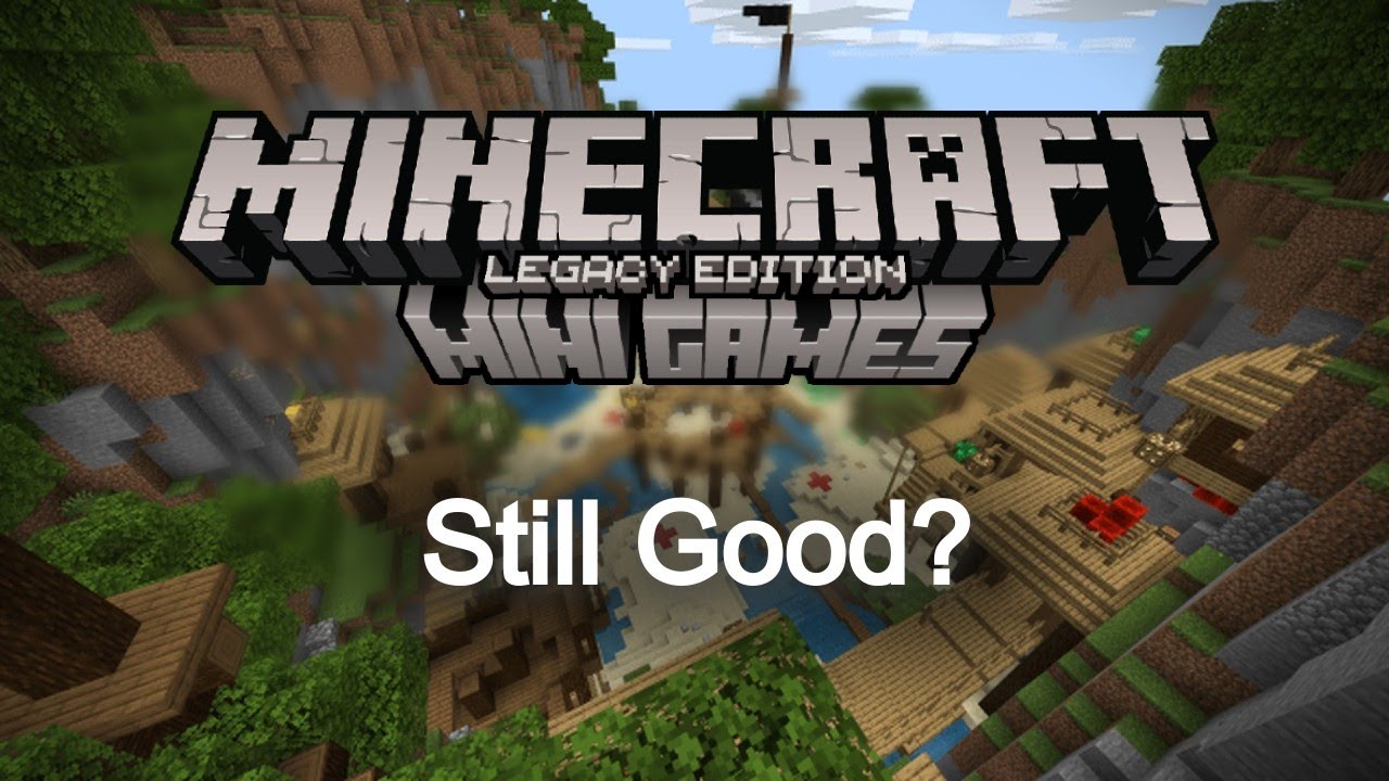 Playing the Old Legacy Minecraft Mini-games - YouTube