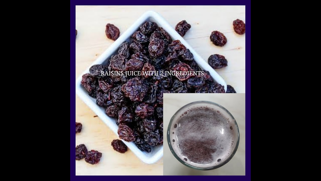 Raisin juice/dry grapes juice/healthy drink/easy drink/evening drink