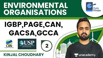 L2: IGBP,PAGE,CAN,GACSA,GCCA | Environmental Organisations | UPSC CSE/IAS 2021 | Kinjal Choudhary