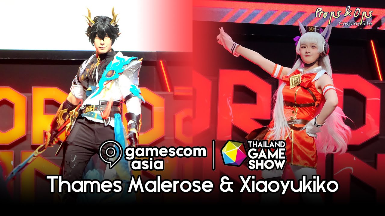 Thames Malerose & Xiaoyukiko ในงาน gamescom asia x Thailand Game Show