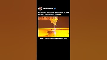 No Support? No Problem. We Can Now 3D Print Ceramics In Mid-Air. Know How #engineering #shorts #tech