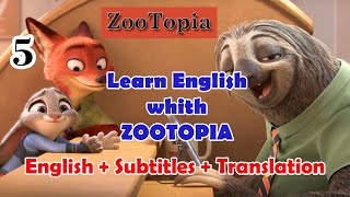 Зверополис на английском вместе с субтитрами  | ZOOTOPIA | E5