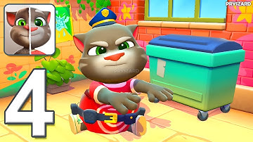 Talking Tom Cat - Gameplay Walkthrough Part 4 - New Update All MiniGames (iOS, Android)