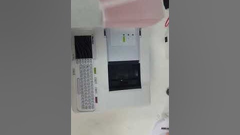 Como repor papel no ELI 150c