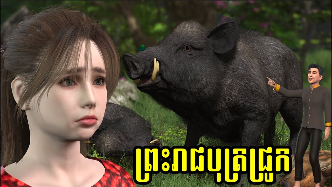 រឿងព្រះរាជបុត្រជ្រូកព្រៃ #និទានខ្មែរ #រឿងតុក្កតាខ្មែរ /   What Happens When Animals Fight Back?