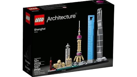 Lego Architecture - Skylines 21039: Shanghai - 2018 - Unboxing - Fast Speed Build.
