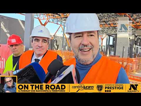 Video Napoli-Capodichino - @MatteoSalviniOfficial al cantiere linea 1 Metro
