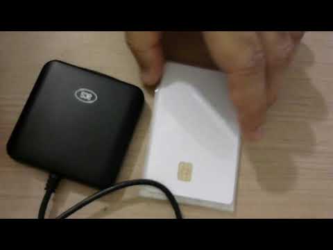 Unboxing ACR39u contact card reader writer