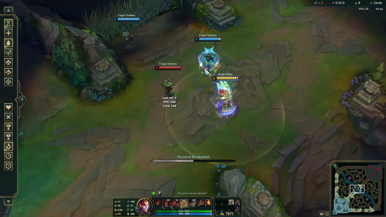 Rakan W Animation Cancel w/ Hextech Rocketbelt (PATCHED)