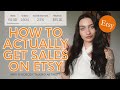 How to get Sales on Etsy without ads in 2022!