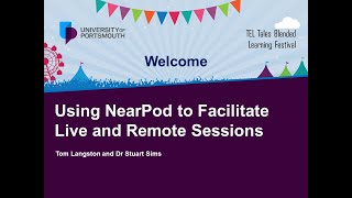 Day 1 Using Nearpod to Facilitate Live and Remote Sessions