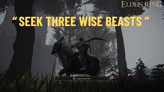 ELDEN RING How to Solve Seek three Wise Beasts riddle of Sorcerer's Isle & open Testu's Rise