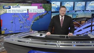 Watch: Snow to rain, high winds