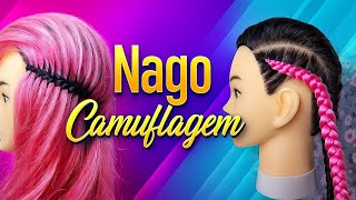 CAMUFLAGEM perfeita:técnica  que muda tudo!!  Kache cheve natirel  nan tikouri alonj roz