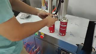 Semiautomatic LPG butane gas refilling machine