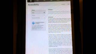 Introduction to VoiceOver on the iPhone
