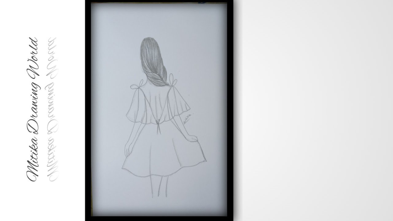 How To Draw A Girl Back Side step By Step pencil Sketch for Beginners how-to-draw-a-girl-back-side-step-by-step-pencil-sketch-for-beginners