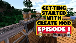 Minecraft Survival Series - Episode 1 - Getting Started With Create Mod