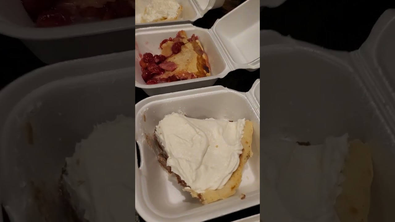 Burton's Cafe - PIE TASTE TEST (Whittington, IL area)... which was my daughter's favorite?