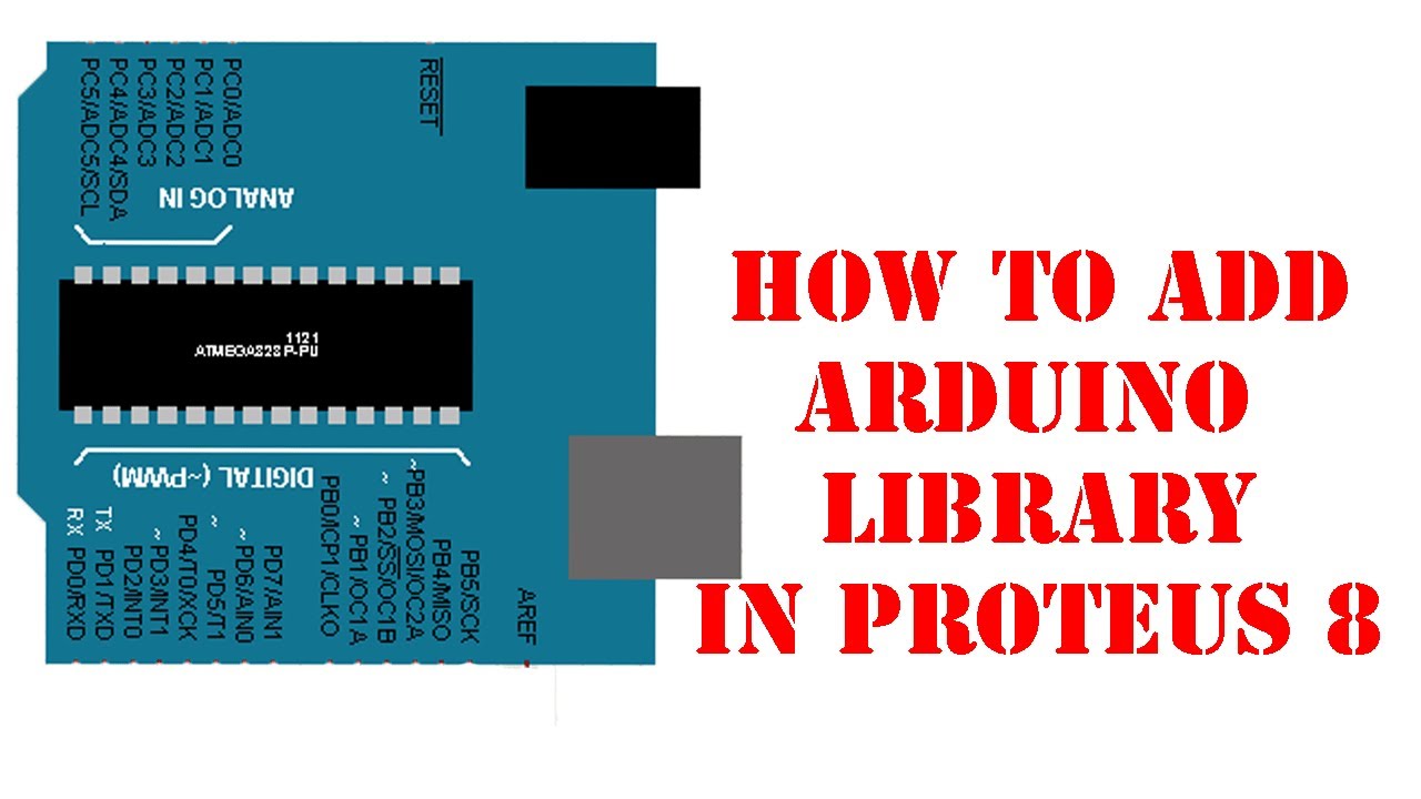 arduino library for proteus