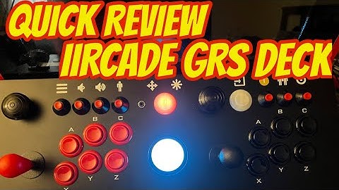 GRS iiRcade Ultimate Control Panel Quick Review Glen’s Retro Show