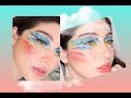 Quick + easy colorful cloud make-up | esantoinette
